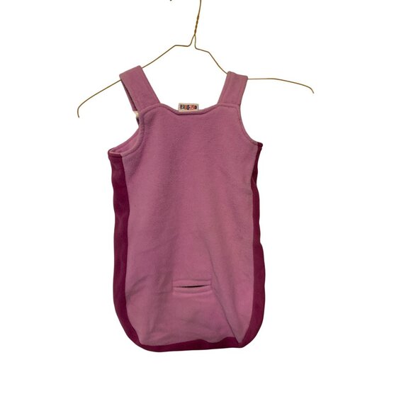 Okie Dokie Girls Infant baby Size 0 3 Months Jumper Snow Bag Fleece Patchwork Ca - Picture 2 of 4